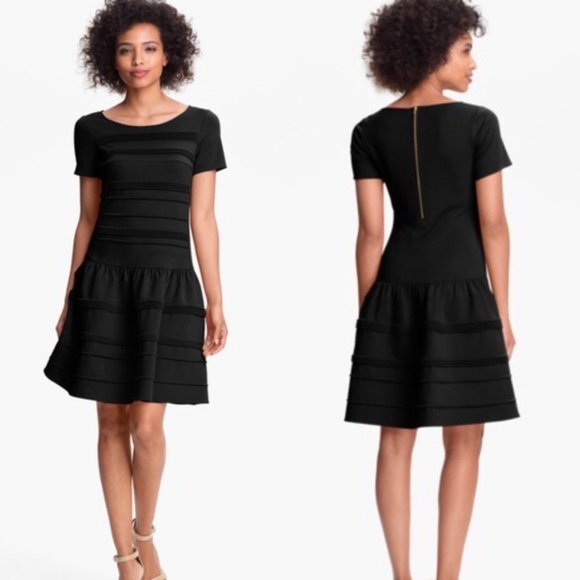 Eliza J Dresses & Skirts - ELIZA J. Seamed Drop Waist Dress Black LBD